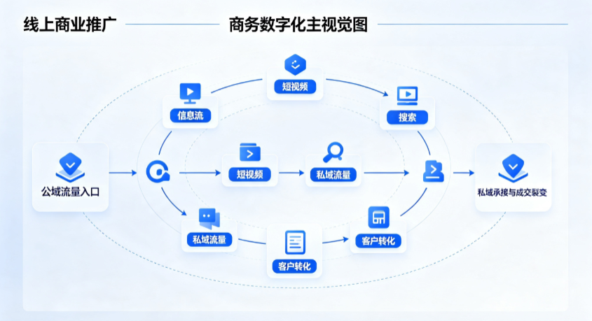 平鲁区线上商业推广怎么做？全域流量闭环搭建与低成本转化实战指南
